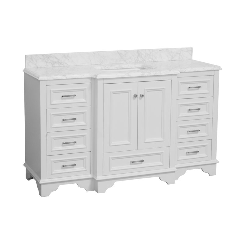 Lark Manor Loughlam 60'' Free Standing Single Bathroom Vanity with Top
